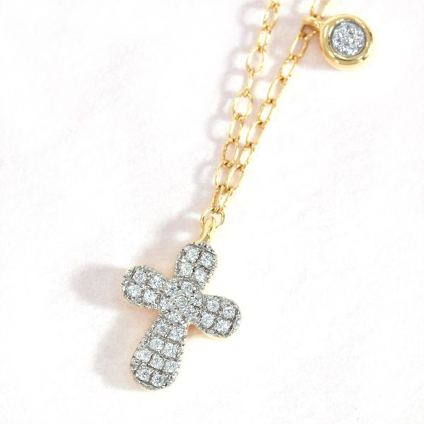 Ella Stein Diamond Cross Necklace, .06ctw SVS Fine Jewelry Oceanside, NY