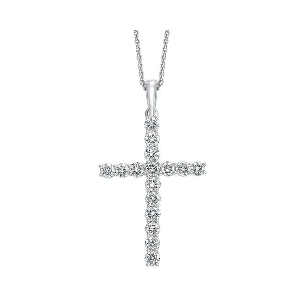 Lab Grown Diamond Cross Necklace, .25ctw SVS Fine Jewelry Oceanside, NY