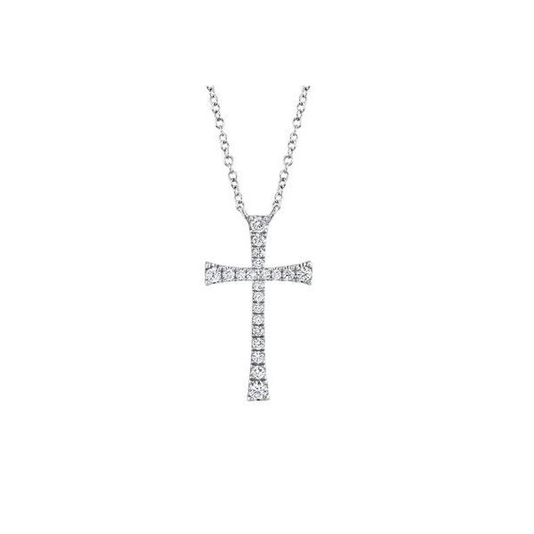 Shy Creation White Gold Diamond Cross SVS Fine Jewelry Oceanside, NY