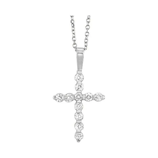 SVS Signature Shared Prong Diamond Cross, .33ctw SVS Fine Jewelry Oceanside, NY