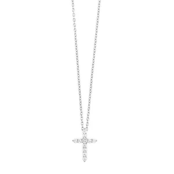 Heritage Collection Sterling Silver Diamond Cross SVS Fine Jewelry Oceanside, NY