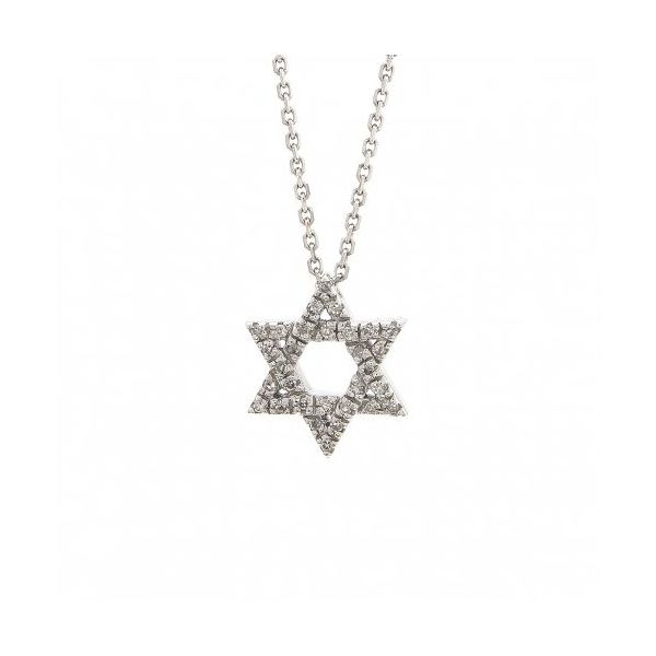 White Gold Diamond Star Of David SVS Fine Jewelry Oceanside, NY
