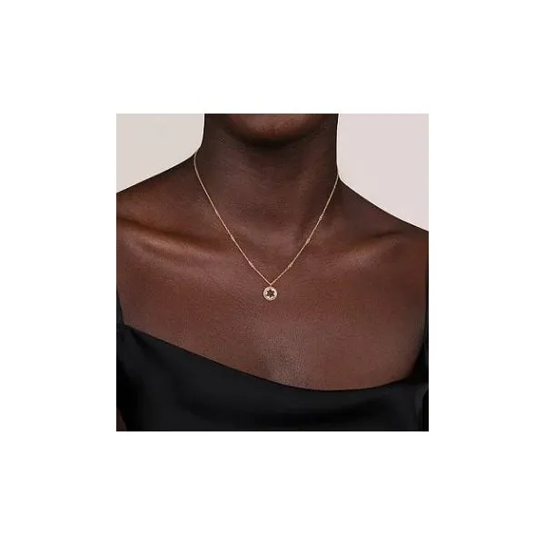 Gabriel & Co. Bujukan Gold Star Of David Necklace Image 2 SVS Fine Jewelry Oceanside, NY