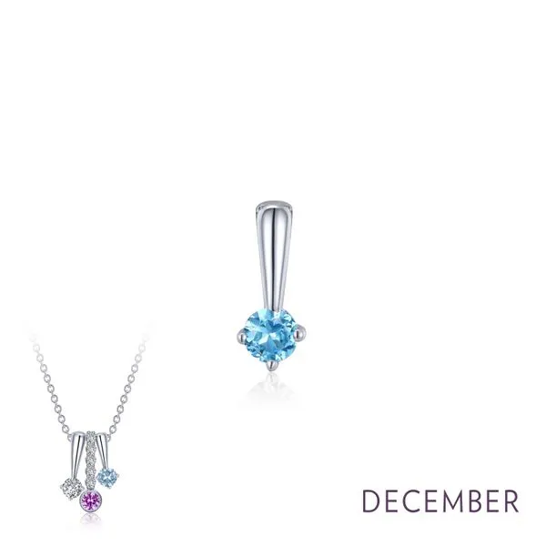 Lafonn Silver December Birthstone Love Pendant SVS Fine Jewelry Oceanside, NY