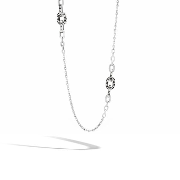 John Hardy Dot Silver Sautoir Necklace, Length: 36