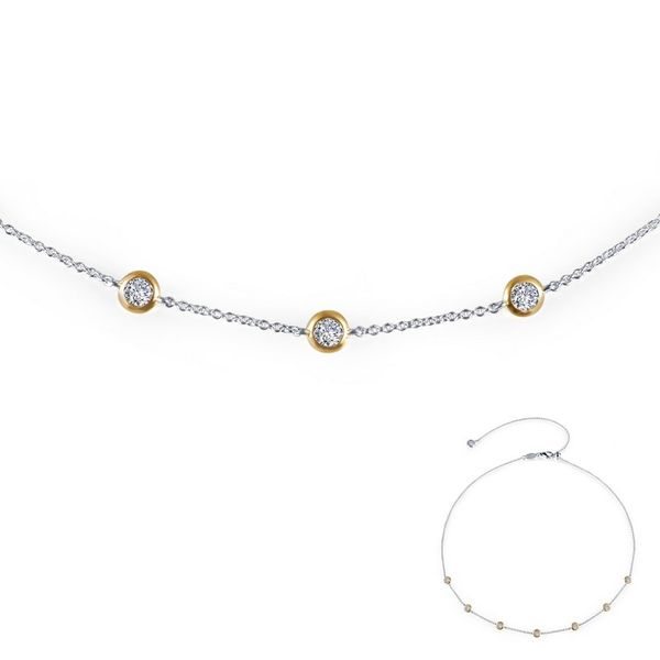 Lafonn Silver 7 Symbols Of Joy Choker Necklace SVS Fine Jewelry Oceanside, NY