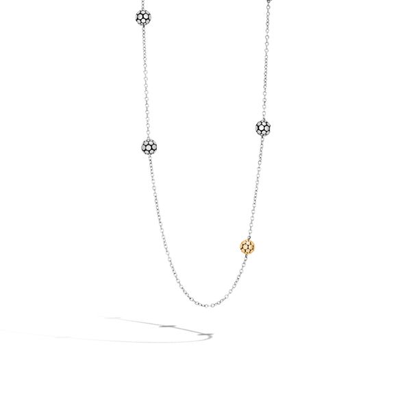 John Hardy Dot 18K Yellow Gold & Silver Small Balls Necklace SVS Fine Jewelry Oceanside, NY