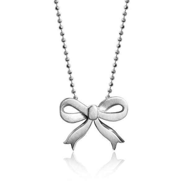 Alex Woo Little Princess Sterling Silver Bow Necklace SVS Fine Jewelry Oceanside, NY