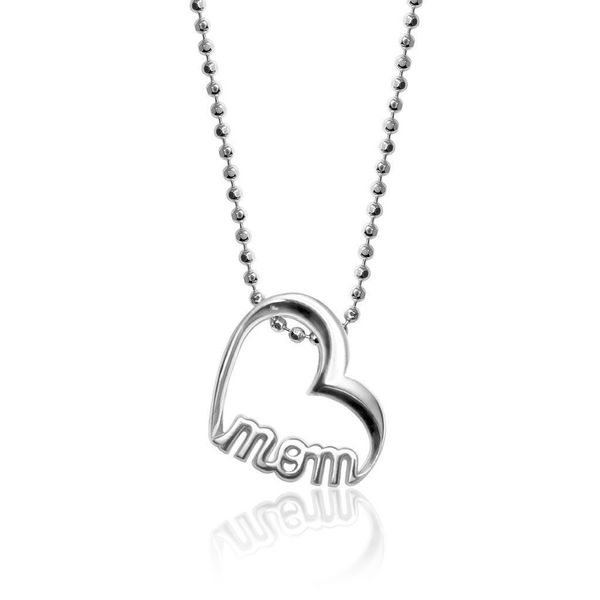 Alex Woo Little Words Silver Single Mom Heart Necklace SVS Fine Jewelry Oceanside, NY