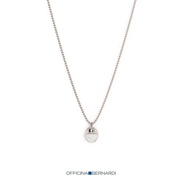 Officina Bernardi Aurora Collection Silver Necklace SVS Fine Jewelry Oceanside, NY