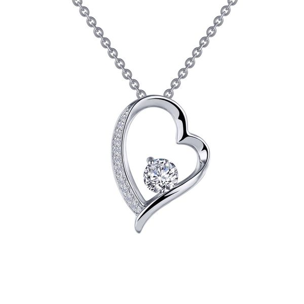 Lafonn Silver Heart Necklace, 20