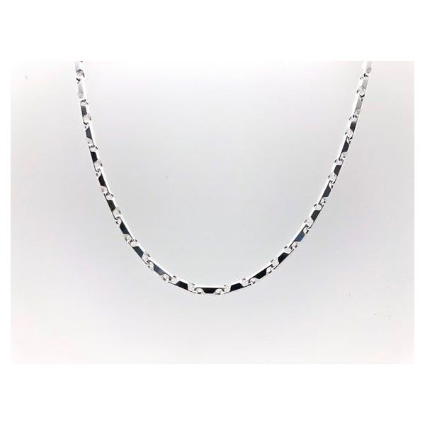 Officina Bernardi Sterling Silver Heshe Necklace, 24