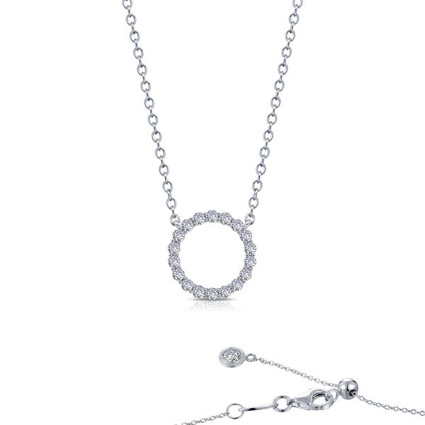 Lafonn Silver Open Circle Necklace, 20