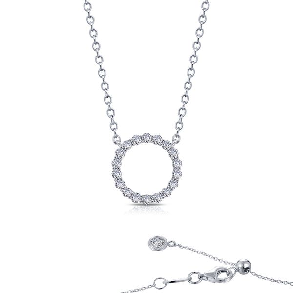 Lafonn Silver Open Circle Necklace, 20