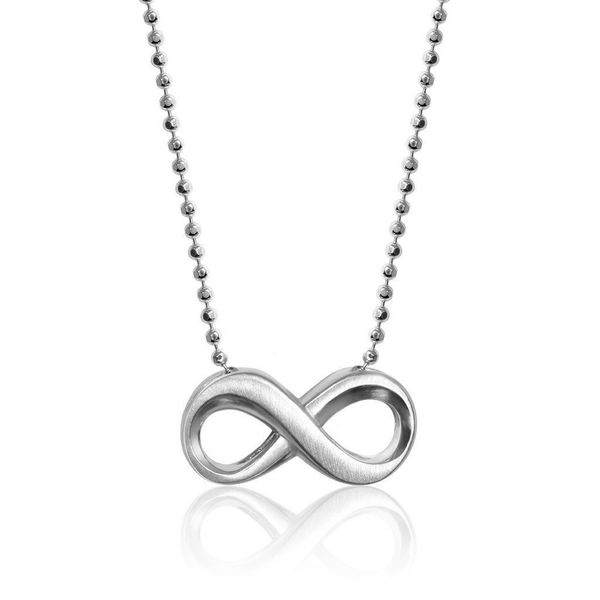 Alex Woo Little Faith Sterling Silver Infinity Necklace SVS Fine Jewelry Oceanside, NY