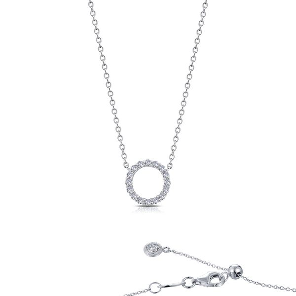 Lafonn Open Eternity Circle Necklace, .41ctw SVS Fine Jewelry Oceanside, NY