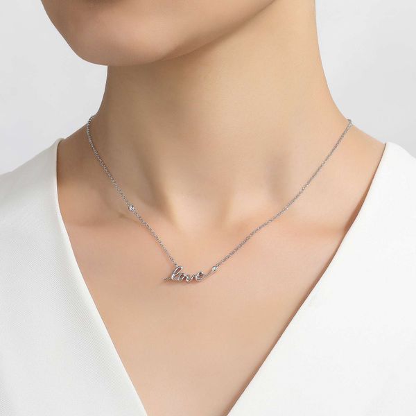 Lafonn Love Necklace, 0.28Cttw Image 2 SVS Fine Jewelry Oceanside, NY