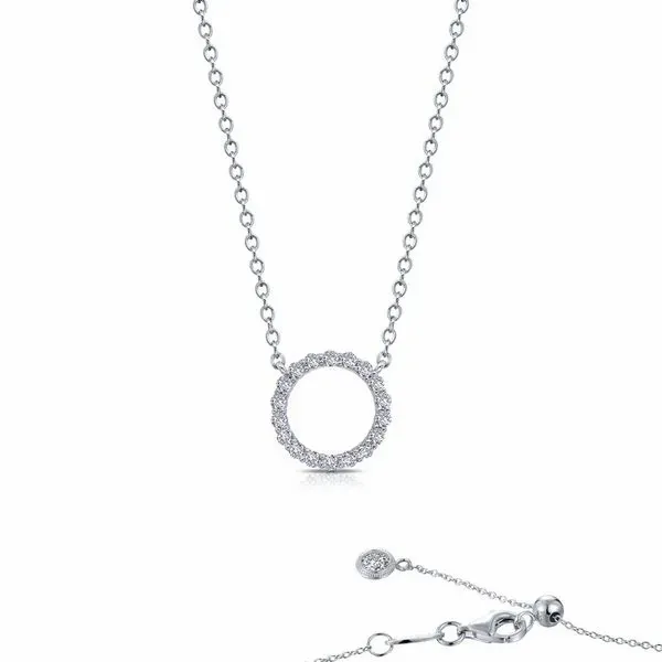 Lafonn Silver Open Circle Necklace, 20