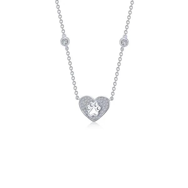 Lafonn Silver Paw Print 