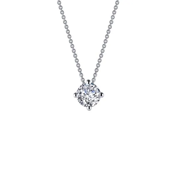 Lafonn Silver Necklace, 1.90Cttw, 20