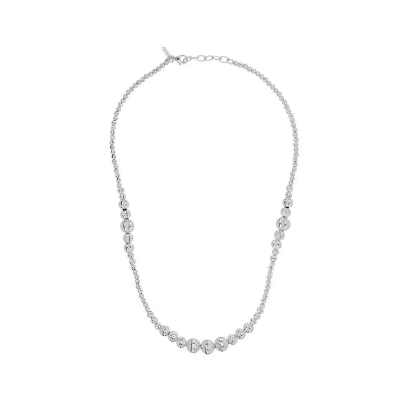 Rhodium Plated Sterling Silver Necklace SVS Fine Jewelry Oceanside, NY