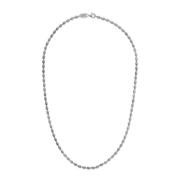 Rhodium Plated Sterling Silver Necklace SVS Fine Jewelry Oceanside, NY