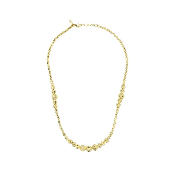 Yellow Gold Plated Sterling Silver Necklace SVS Fine Jewelry Oceanside, NY