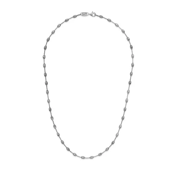 Rhodium Plated Sterling Silver Necklace SVS Fine Jewelry Oceanside, NY