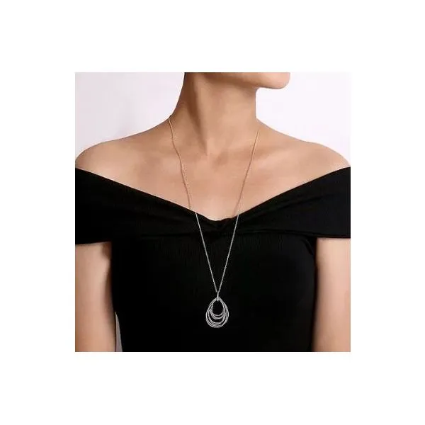 Gabriel & Co. Hampton Sterling Silver Necklace Image 2 SVS Fine Jewelry Oceanside, NY
