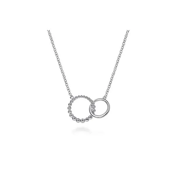 Gabriel & Co. Bujukan Sterling Silver Circle Necklace