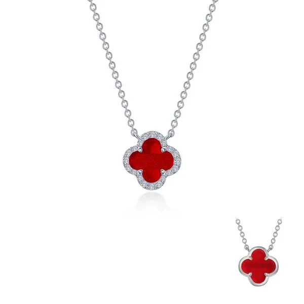 Lafonn Sterling Silver Halo Necklace, 0.49Cttw, 20