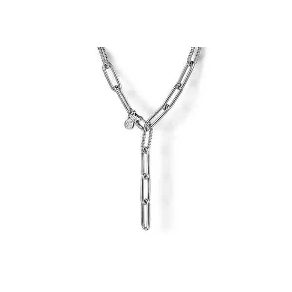 Gabriel & Co. Bujukan Sterling Silver Chain Necklace SVS Fine Jewelry Oceanside, NY