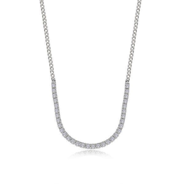 Lafonn Sterling Silver Hybrid Tennis Curb Chain SVS Fine Jewelry Oceanside, NY