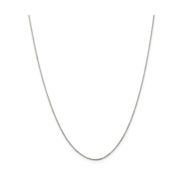 Sterling Silver 1 mm Cable Chain, 10