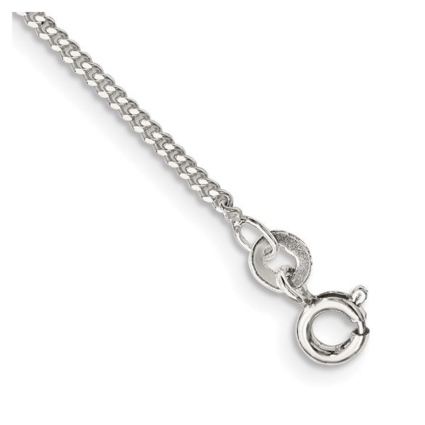 Sterling Silver 1.5 mm Curb Link Chain, 18