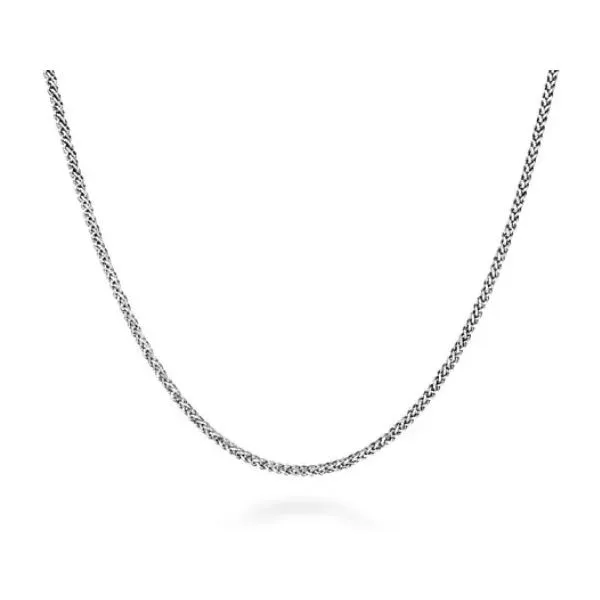 Gabriel Classic Sterling Silver Wheat Chain Necklace SVS Fine Jewelry Oceanside, NY