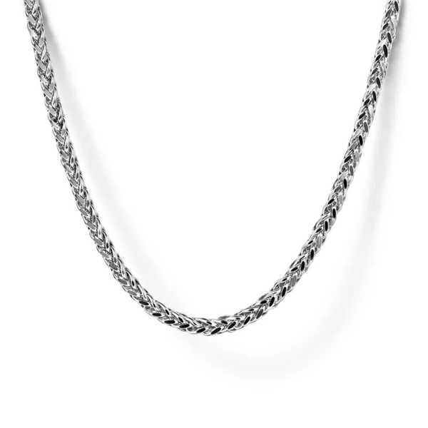 Gabriel Classic Sterling Silver Wheat Chain Necklace SVS Fine Jewelry Oceanside, NY