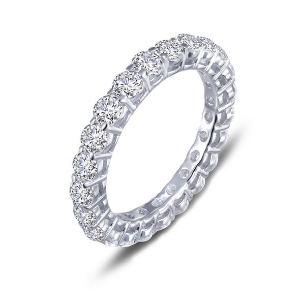 Lafonn Silver Eternity Ring, Size 6 SVS Fine Jewelry Oceanside, NY
