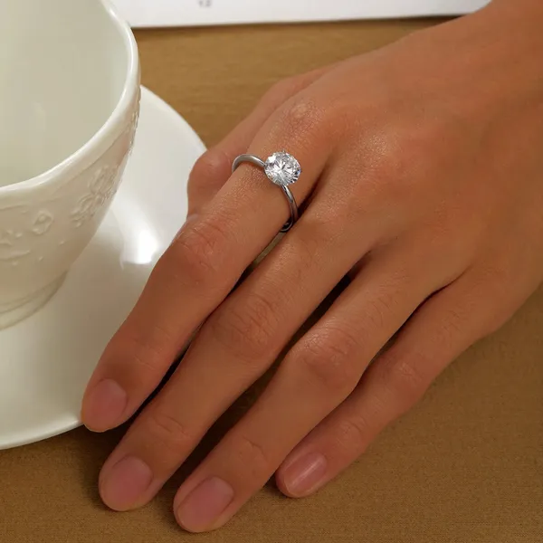 Lafonn Simulated Diamond Solitaire Engagement Ring, 2.00ctw Image 2 SVS Fine Jewelry Oceanside, NY