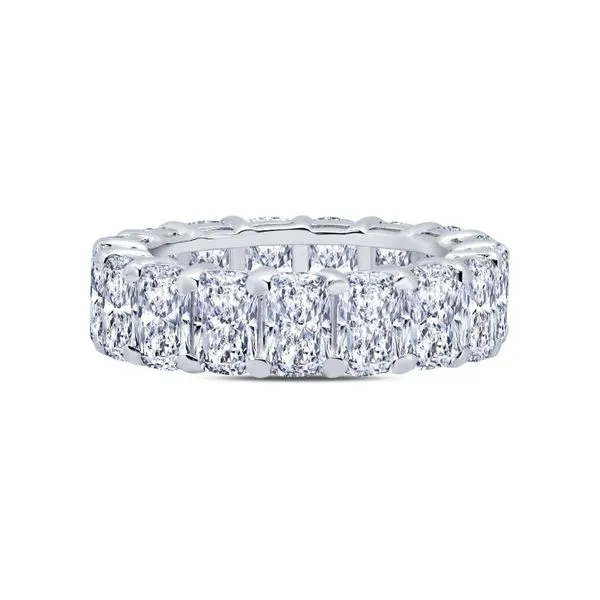 Lafonn Simulated Diamond Cushion Cut Eternity Band, 12.07ctw SVS Fine Jewelry Oceanside, NY