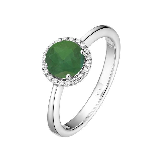 Lafonn Birthstone Ring - May - Emerald SVS Fine Jewelry Oceanside, NY