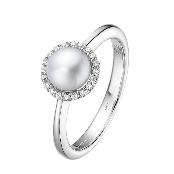 Lafonn Birthstone Ring - June - Pearl SVS Fine Jewelry Oceanside, NY