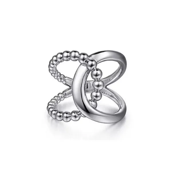 Gabriel & Co. Bujukan Sterling Silver Interlocking Ring SVS Fine Jewelry Oceanside, NY