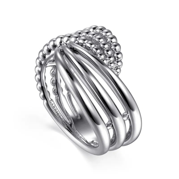 Gabriel & Co. Bujukan Sterling Silver Twisted Ring Image 3 SVS Fine Jewelry Oceanside, NY
