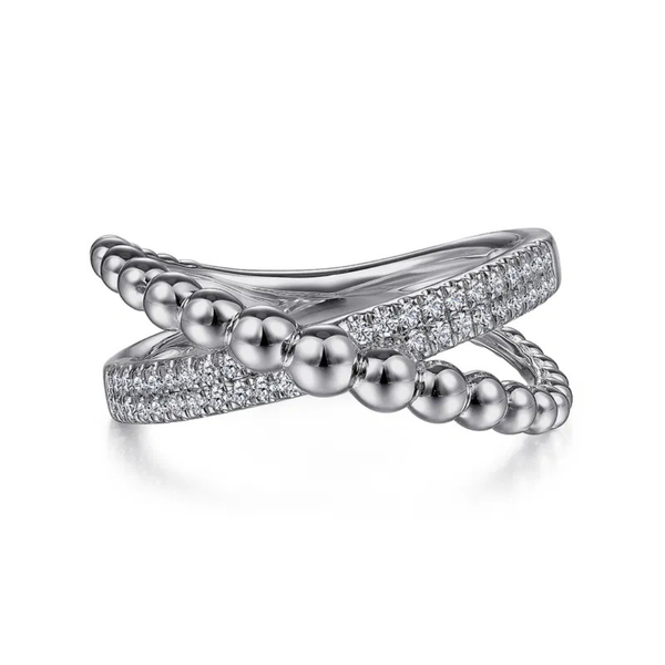 Gabriel & Co. Bujukan Silver & White Sapphire Ring SVS Fine Jewelry Oceanside, NY