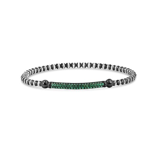 FourKeeps Sterling Silver Stretch Bracelet SVS Fine Jewelry Oceanside, NY