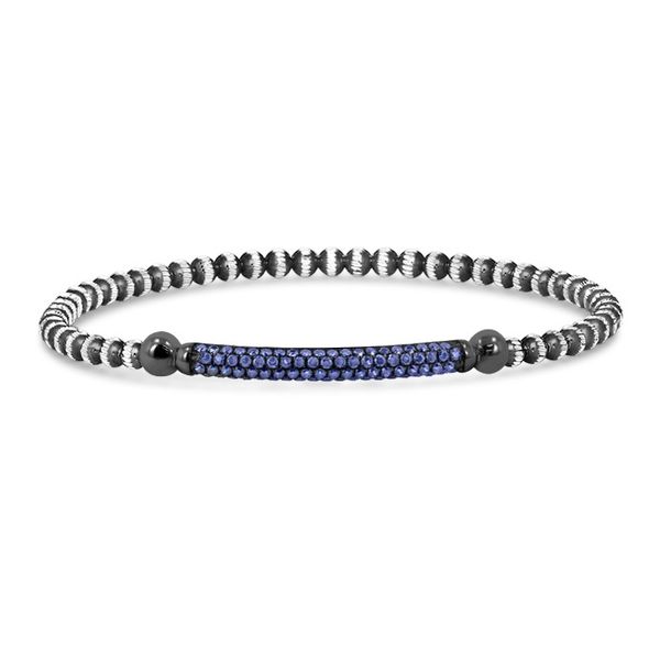 FourKeeps Sterling Silver Stretch Bracelet SVS Fine Jewelry Oceanside, NY