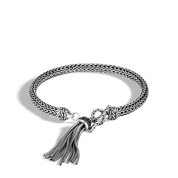 John Hardy Classic Chain Collection Silver Tassel Bracelet SVS Fine Jewelry Oceanside, NY