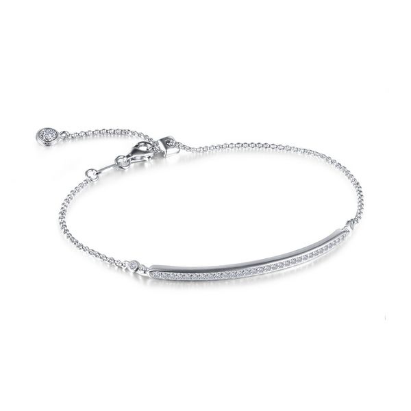 Lafonn Silver Bar Bracelet. Approximate Length: 7.50 Inches. SVS Fine Jewelry Oceanside, NY