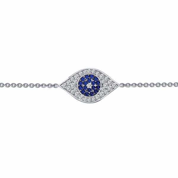 Lafonn Silver Evil Eye Bracelet. Approximate Length: 7.50 Inches. SVS Fine Jewelry Oceanside, NY